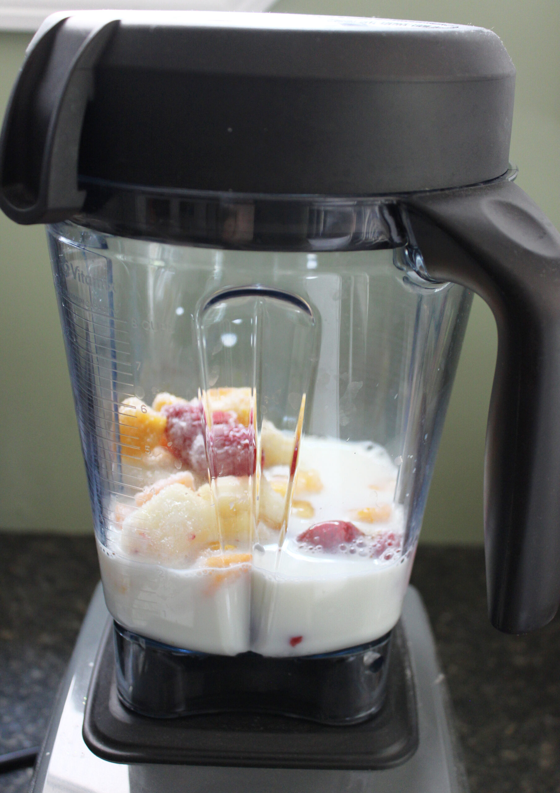 Smoothie in a blender